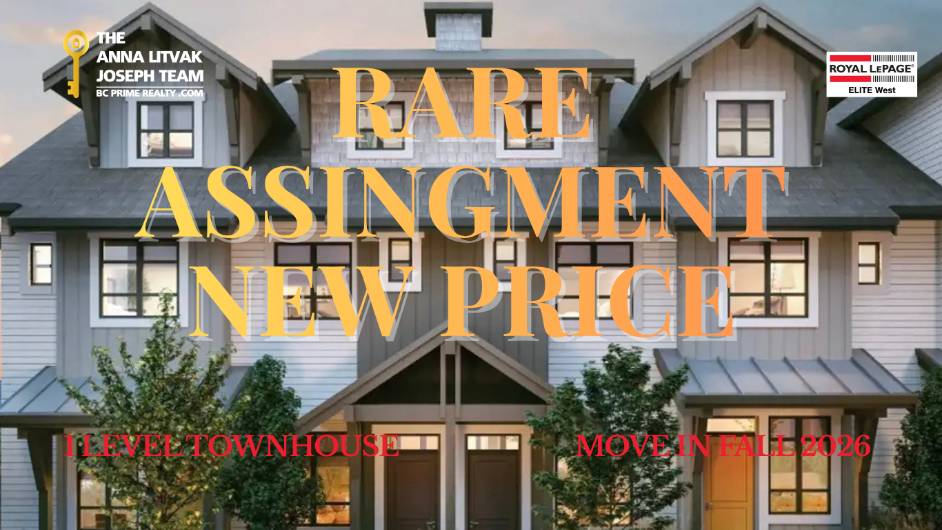 NEW PRICE- Assignment at Terrayne by Townline | Burke Mountain, Coquitlam
